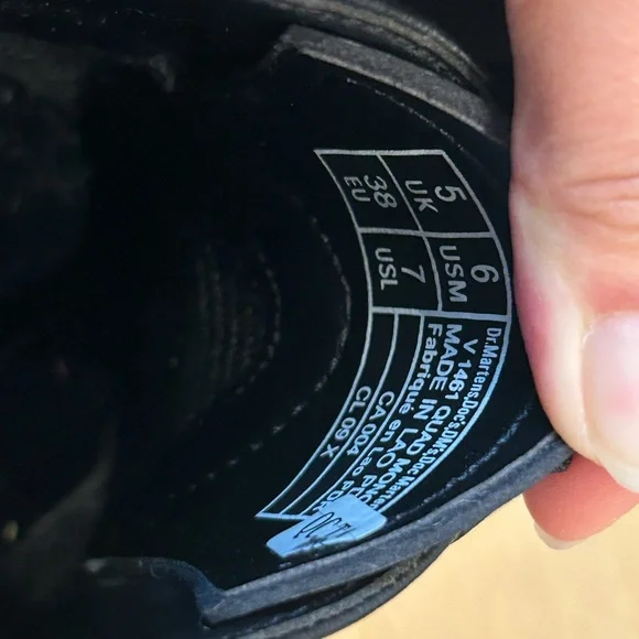 Dr. Martens Black Vegan Footwear - Picture 3 of 3